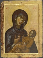 Byzantinische Ikone - Die Gottesmutter Hodegetria (Aristokratusa)