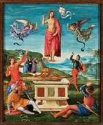 Raffael (Raffaello Sanzio da Urbino) - Die Auferstehung Christi