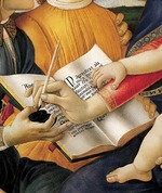 Botticelli, Sandro - Madonna del Magnificat (Detail)