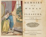 Gravelot, Hubert-François - Frontispiz zum Fanny Hill or Memoirs of a Woman of Pleasure von John Cleland
