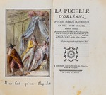 Unbekannter Künstler - Frontispiz zu La Pucelle d'Orléans von Voltaire