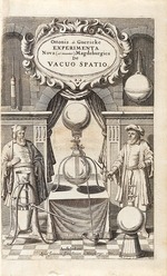 Unbekannter Künstler - Illustration zur Erstausgabe Experimenta Nova von Otto von Guericke