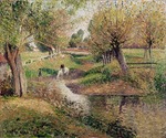 Pissarro, Camille - Die Wasserstelle, Éragny