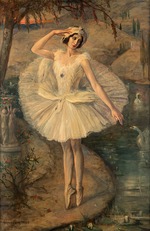 Welie, Antoon van - Anna Pawlowa im Ballett Der sterbende Schwan von Camille Saint-Saëns