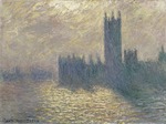Monet, Claude - Das Parlament, stürmischer Himmel