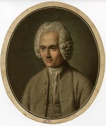 Alix, Pierre-Michel - Porträt von Jean-Jacques Rousseau (1712-1778)