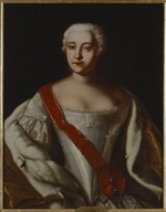 Unbekannter Künstler - Porträt von Kaiserin Elisabeth I. von Russland (1709-1762)