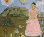 Kahlo, Frida - Selbstbildnis auf der Grenze zwischen Mexiko und den USA