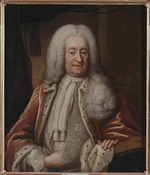 Pasch, Lorenz, der Ältere - Porträt von Graf Carl Gyllenborg (1679-1746)