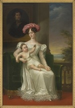 Westin, Fredric - Porträt von Josephine von Leuchtenberg (1807-1876), Königin von Schweden