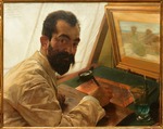 Alma-Tadema, Sir Lawrence - Porträt von Leopold Löwenstam