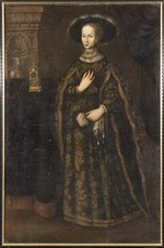 Meister Hillebrandt, Kopie nach - Porträt von Margaret Eriksdotter Wasa (1497-1536), Schwester König Gustavs I. von Schweden