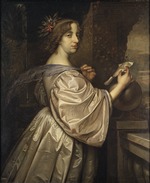 Beck, David - Porträt von Königin Christina von Schweden (1626-1689)