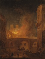 Robert, Hubert - Der Brand des Hôtel-Dieu in Paris