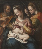 Procaccini, Giulio Cesare - Die Heilige Familie mit der heiligen Katharina