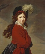 Vigée Le Brun, Louise Élisabeth - Porträt von Großfürstin Anna Fjodorowna (1781-1860), Prinzessin Juliane von Sachsen-Coburg-Saalfeld
