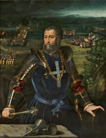 Dossi, Battista - Porträt von Herzog Alfonso I. d'Este (1476-1534)