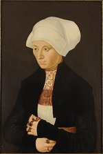 Cranach, Lucas, der Ältere - Bildnis einer jungen Frau mit Haube