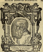 Unbekannter Künstler - Daniele da Volterra. Aus: Giorgio Vasari, Lebensbeschreibungen der berühmtesten Maler, Bildhauer und Architekten