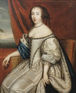 Unbekannter Künstler - Porträt von Anne Marie Louise d'Orléans (1627-1693), Herzogin von Montpensier