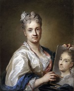 Carriera, Rosalba Giovanna - Selbstbildnis mit Porträt der Schwester