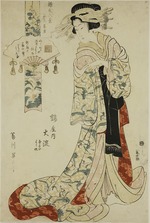 Eizan, Kikukawa - Die Kurtisane Oyodo aus dem Tsuruya-Haus