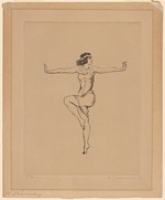 Grunenberg, Arthur - Wera Fokina im Ballett Cléopâtre von Michel Fokine