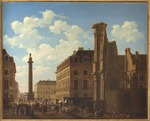 Bouhot, Étienne - Place Vendôme und die Rue de Castiglione mit den Ruinen der Kirche der Feuillants