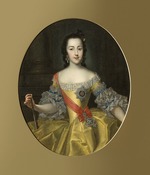 Grooth, Georg-Christoph - Porträt der Großfürstin Jekaterina Alexejewna (1729-1796)