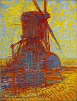 Mondrian, Piet - Mühle im Sonnenlicht