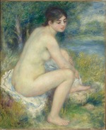 Renoir, Pierre Auguste - Akt in einer Landschaft