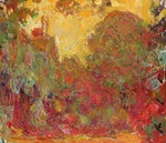 Monet, Claude - Das Haus des Künstlers vom Rosengarten aus gesehen