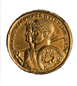 Numismatik, Antike MÃ¼nzen - Solidus des Kaisers Konstantin I.