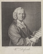 Morellon de la Cave, François - Porträt von Komponist Willem de Fesch (1687-1761)
