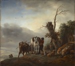 Wouwerman, Philips - Landschaft mit Packpferde
