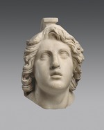Römische Antike Kunst, Klassische Skulptur - Kopf von Achilles (Römische Kopie nach griechischem Original)