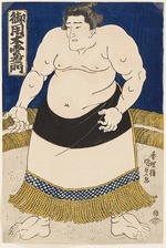 Kunisada (Toyokuni III.), Utagawa - Sumokämpfer Goyogi Kumoemon