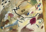 Kandinsky, Wassily Wassiljewitsch - Improvisation mit Pferden (Studie für Improvisation 20)