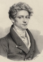Lieder, Friedrich Johan Gottlieb - Porträt von Pianist und Komponist Henri Herz (1803-1888) 