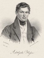 Kriehuber, Josef - Porträt von Organist und Komponist Adolph Friedrich Hesse (1809-1863) 