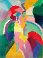 Delaunay, Robert - Femme à l'ombrelle ou La Parisienne