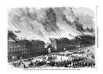 Unbekannter Künstler - Der Brand von Sankt Petersburg, Mai 1862
