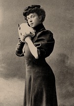 Unbekannter Fotograf - Porträt von Alexandra Michailowna Kollontai (1872-1952)