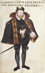 Unbekannter Künstler - Pfalzgraf Johann Kasimir von Pfalz-Simmern (1543-1592) Aus Thesaurus picturarum