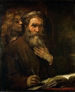 Rembrandt van Rhijn - Evangelist Mathäus und der Engel