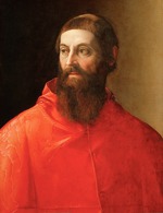 Salviati (Rossi), Francesco - Porträt von Kardinal Rodolfo Pio 