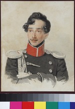 Sokolow, Pjotr Fjodorowitsch - Porträt von Pawel Alexandrowitsch Naschtschokin (1798-1843) 