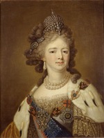 Unbekannter Künstler - Porträt der Zarin Maria Feodorowna von Russland (Sophia Dorothea Prinzessin von Württemberg) (1759-1828)