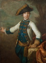 Unbekannter Künstler - Porträt des Zaren Peter III. von Russland (1728-1762)