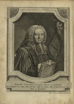 Unbekannter Künstler - Porträt von Henri Cochin (1687-1747)